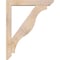 Ekena Millwork Funston Slat Smooth Bracket w/ Offset Brace, Douglas Fir, 5 1/2"W x 32"D x 40"H BKT0604X32X40FST06SDF - alternate 2